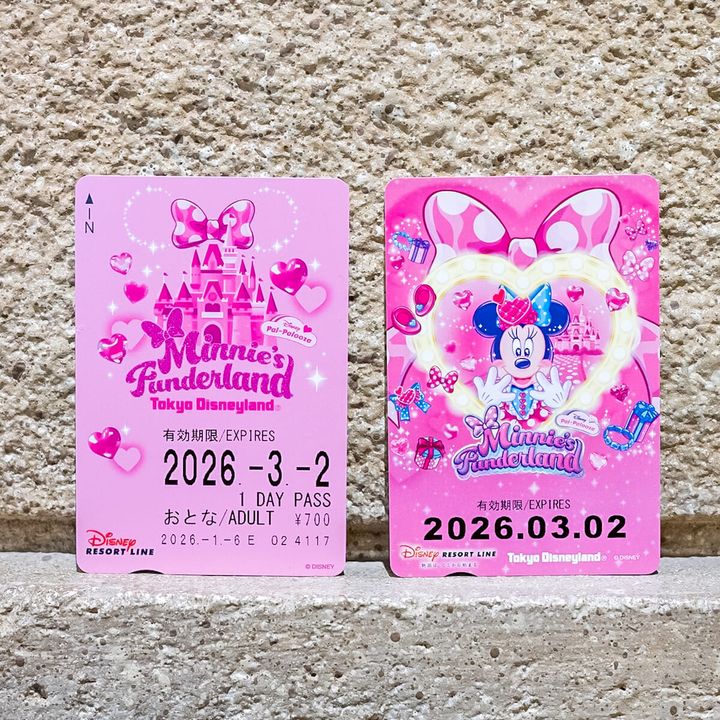 ディズニーリゾートライン「ディズニー・パルパルーザ“ミニーのファンダーランド”」フリーきっぷ