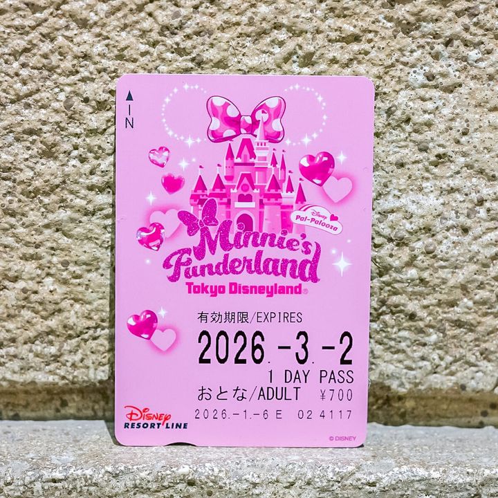 ディズニーリゾートライン「ディズニー・パルパルーザ“ミニーのファンダーランド”」フリーきっぷ2