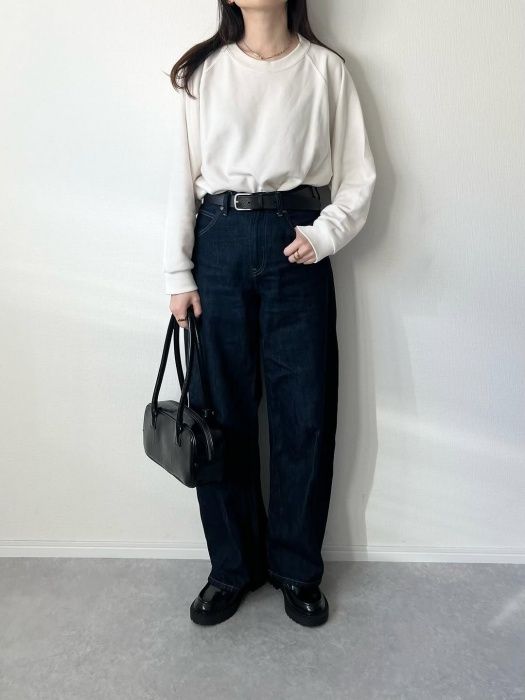 UNIQLO「スウェットクロップドシャツ」