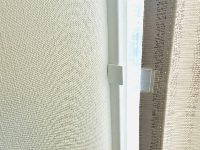 【セリア】部屋が冷えるときは！存在感のない『透明クリップ』に注目→今買っておきたい寒さ対策品でした♪