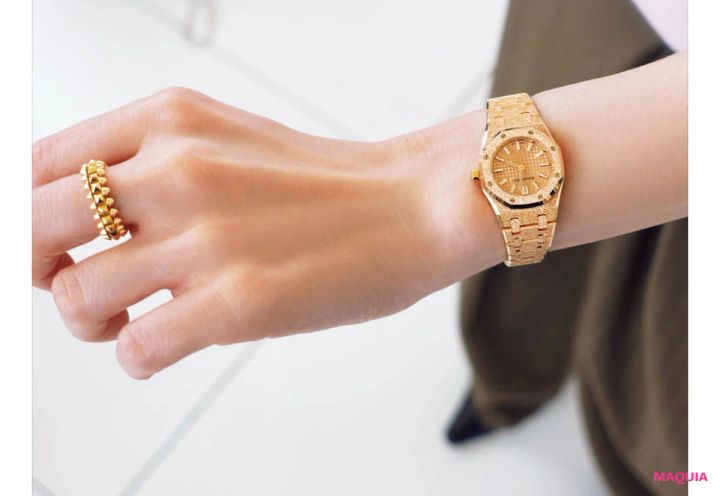 田中みな実の私服 Cartierのリング