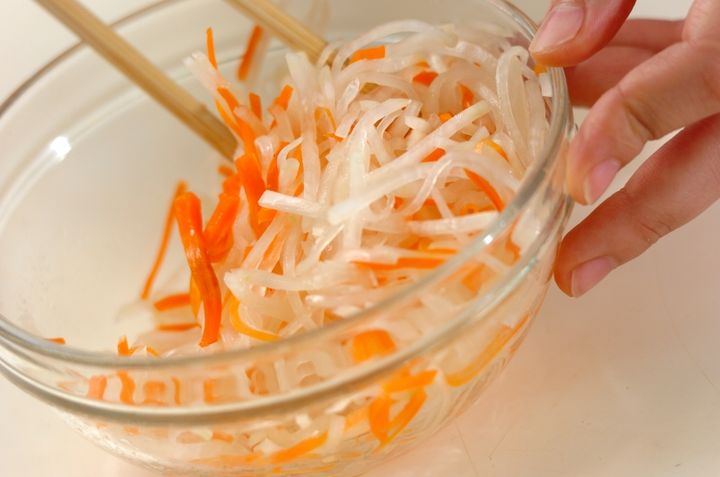甘酢和え大根の作り方1