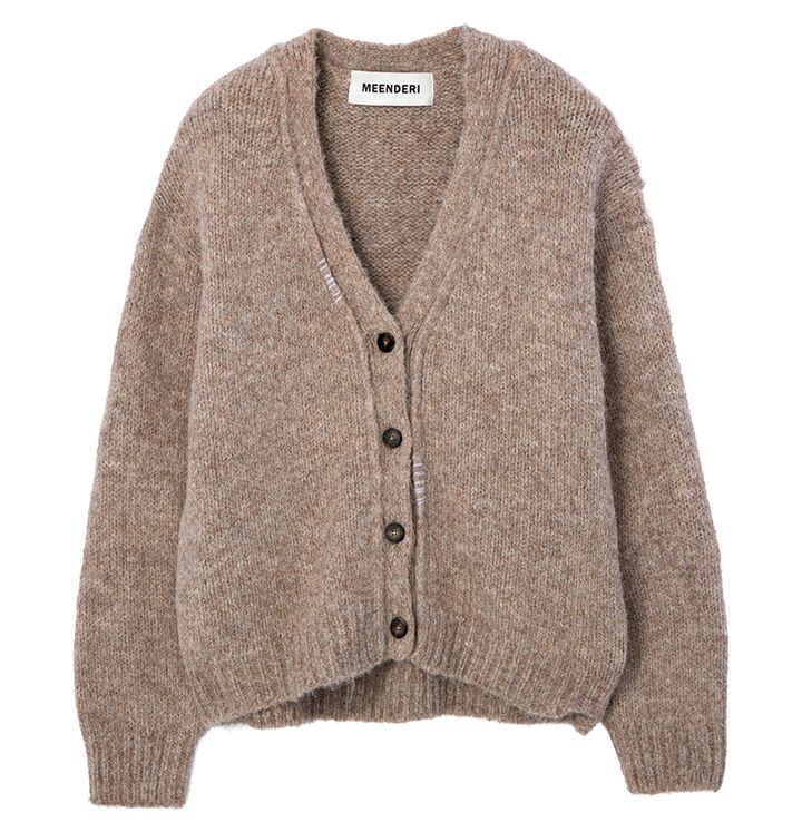 ビッグニットカーデ