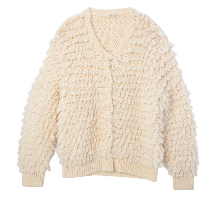 ビッグニットカーデ