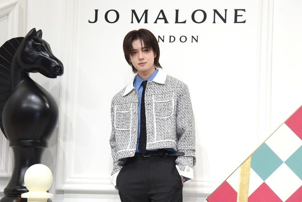 「“Fun and Games” Pop-Up Event」フォトコールに登壇した佐野雄大さん(INI) 撮影：ソムタム田井