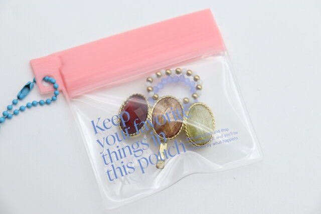 ダブルEVAケースキーホルダー アクセサリー収納