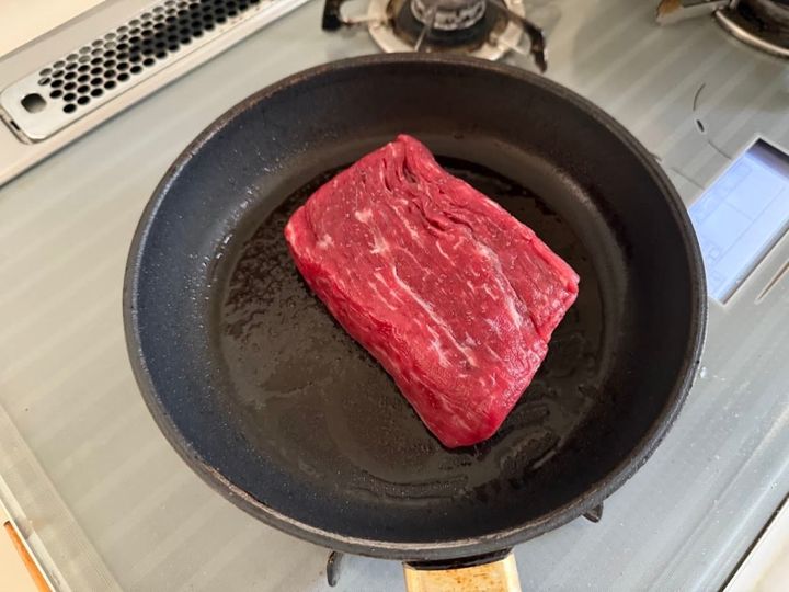 フライパンで焼く