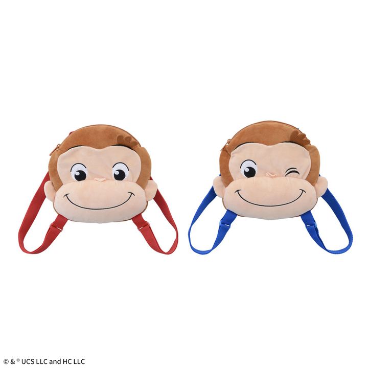 おさるのジョージ プラチナムザッカフェイスリュック