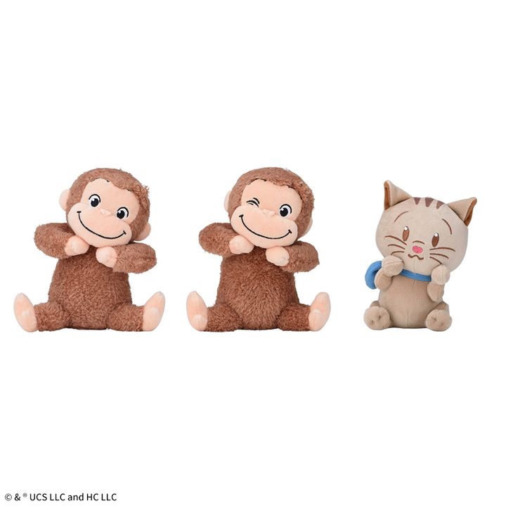 おさるのジョージ ひょこぴょこ ぬいぐるみVol.2