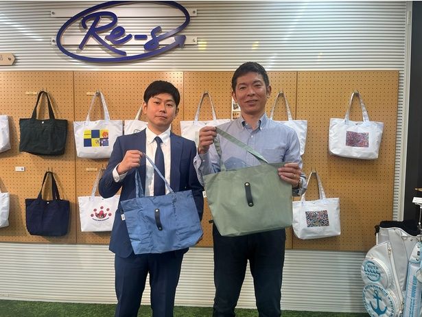「Re-S」の活動に尽力する山田浩二さん(右)と嶋﨑知宏さん(左)