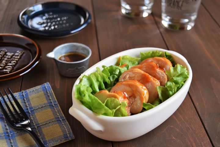 松本ゆうみ（ゆーママ）さんの「スペアリブ風チキンロール」レシピ 完成写真b