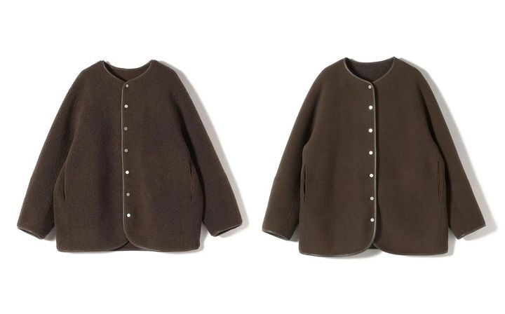 画像: 「リバーシブル ボア ブルゾン」￥27,500 出典：シップス