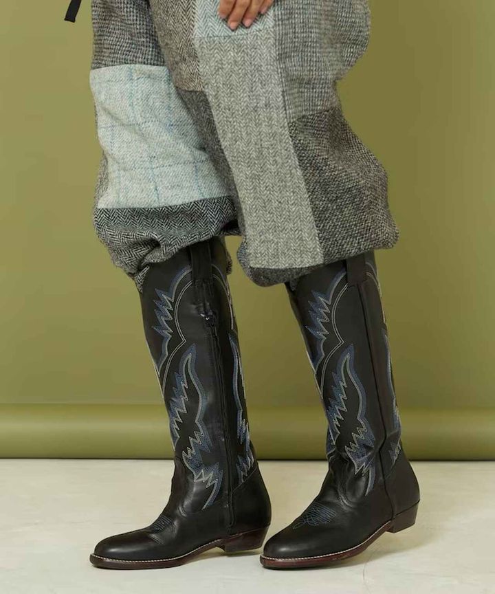 画像: 「本革 ロング ウエスタンブーツ」￥55,000 出典：フリーダ