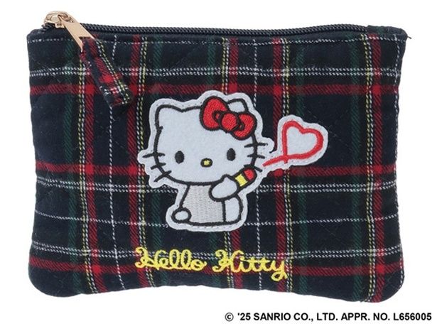 「ハローキティ」バージョンの「キルトポーチ」(2480円)