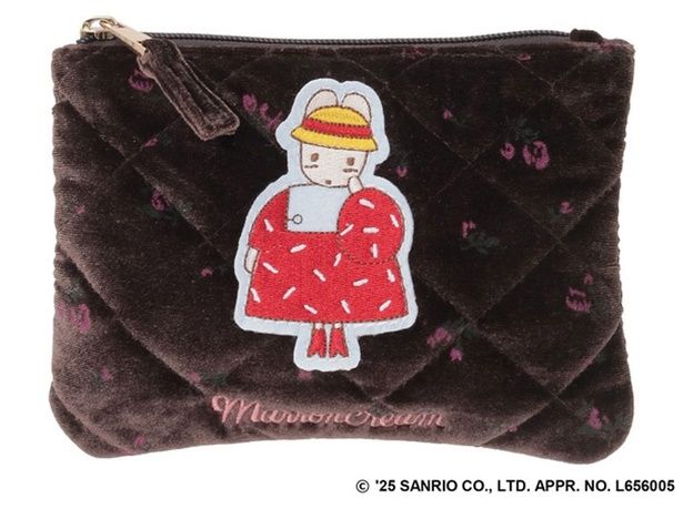 「マロンクリーム」バージョンの「キルトポーチ」(2480円)