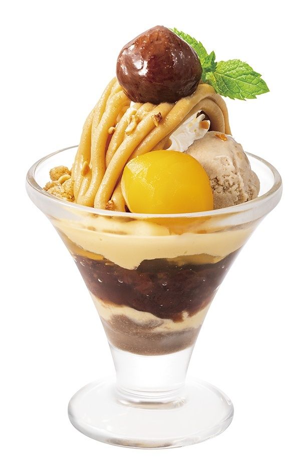 栗のモンブランパルフェ