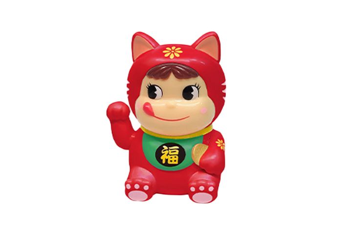 まねきペコちゃん＜高さ約80mm＞※赤、白のいずれかが入ります