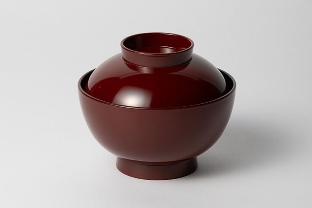 DEAN＆DELUCA 大和雑煮椀 銀朱八分ツヤ内黒