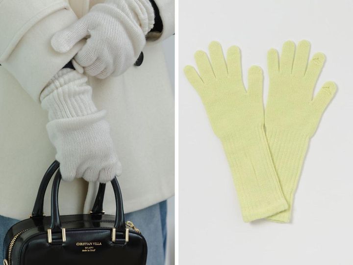 画像: 「別注 Open long Cuff Glove」各￥8,360【ウィリアム ブラントン ハンド ニット×アーバンリサーチ】 出典：アーバンリサーチ
