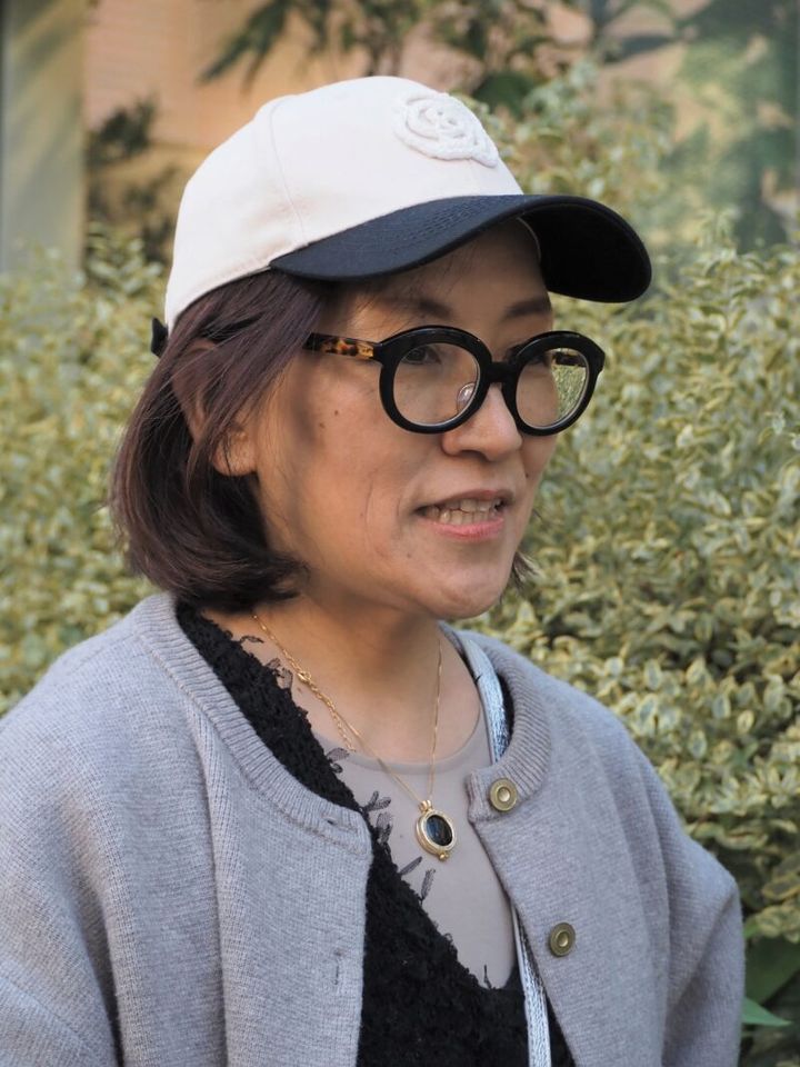 キャップとメガネ