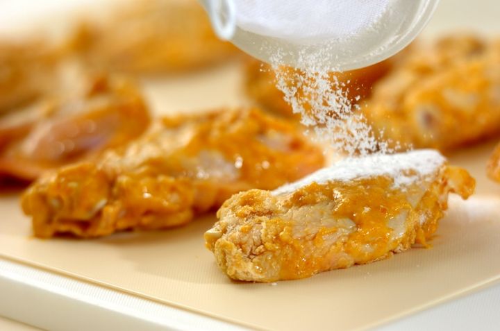 手羽中のスパイシー揚げの作り方1