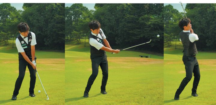 バンカーを越えてしっかり寄せるコツは？ハイボールスピンを打ってみよう