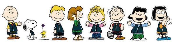 ノジマカラーの制服を着たスヌーピーと仲間たち。ノジマでは今後もPEANUTSとのコラボイベントを実施予定