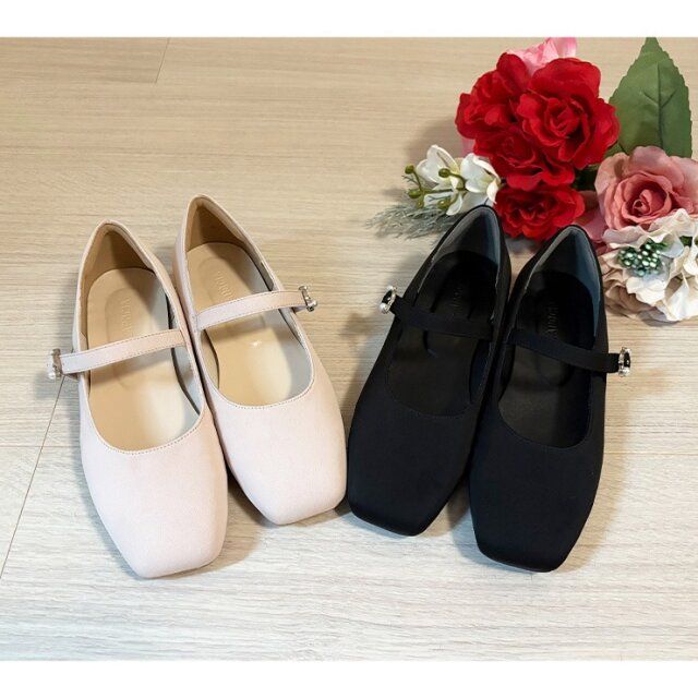 2025冬しまむらコラボレディース高見えメリージェーンパンプス