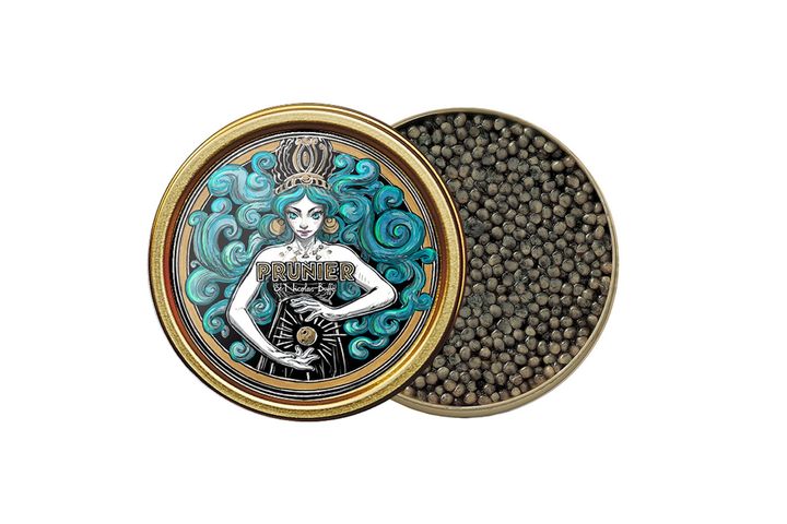 「プルニエキャビア トラディション 30g」¥13,041 ※伊勢丹新宿店限定デザイン。プルニエ定番の場エリ種のフレッシュキャビア