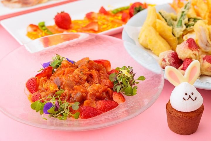 【～仲春～】いちごと鮪のコチジャンマリネ