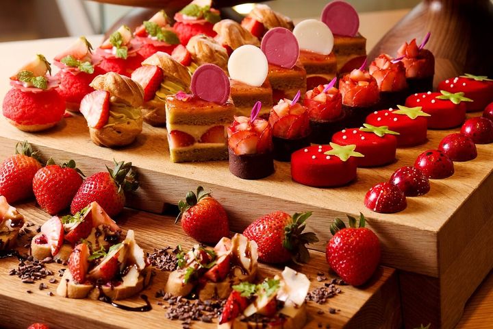 JWマリオット・ホテル奈良 アフタヌーンブッフェ「ストロベリー ジュエルズ」