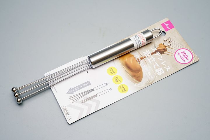 【今回のレビュー】ダイソーの「ステンレス泡立て器」／税込み220円