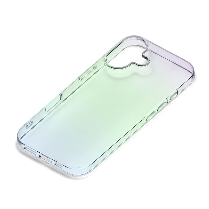 iPhone 17用 クリアソフトケース（オーロラ）