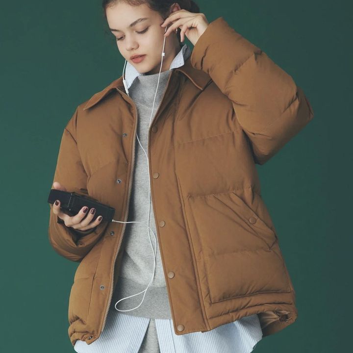 画像: 「SUEDE COLLAR DOWN JACKET」￥71,500 出典：シンゾーン