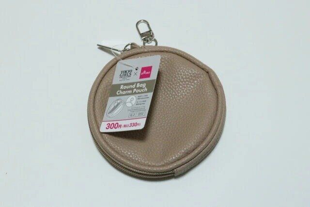 ダイソー ラウンドバッグチャームポーチ パッケージ