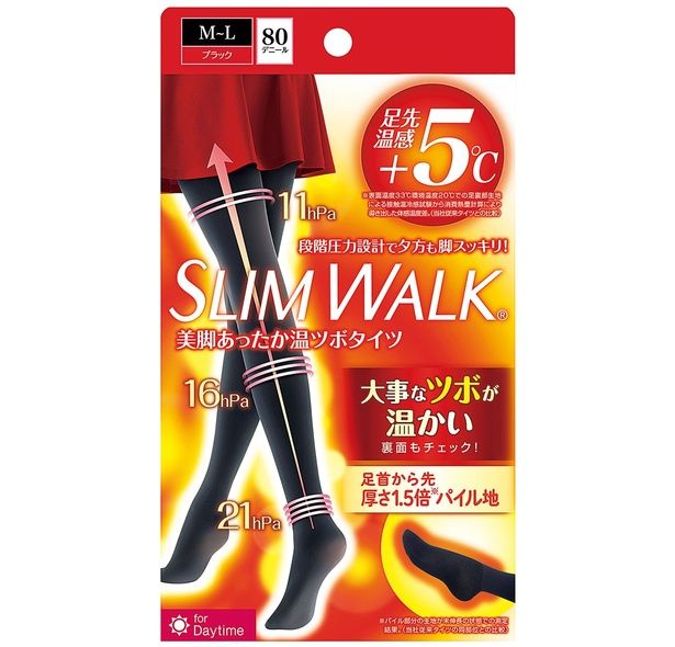 吸湿発熱機能で脚全体＆おなかを温めてくれます 撮影／布川航太