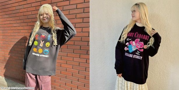 セサミストリートの人気キャラクター、アビーやエルモ、クッキーモンスターをデザイン