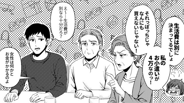 生活費別でお小遣い4万円なのに「経済的DV」を主張した義妹…意見したら義母が「他人は黙ってなさい！」