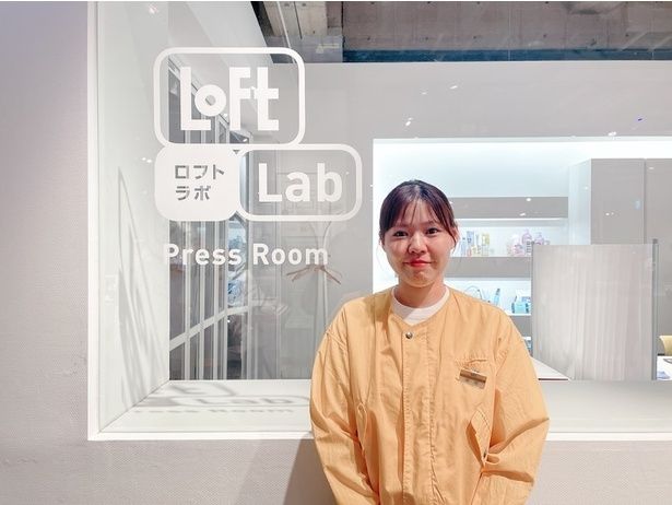注目のお掃除グッズを紹介してくれた、ロフト広報担当の栗原さん