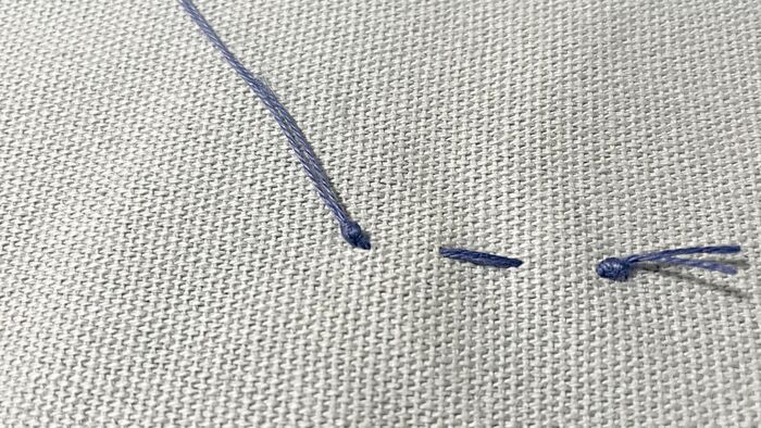 糸が短くても大丈夫！簡単＆キレイに『玉止め』する裏ワザ。覚えておくと便利ですよ♪