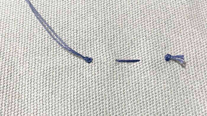 糸が短くても大丈夫！簡単＆キレイに『玉止め』する裏ワザ。覚えておくと便利ですよ♪