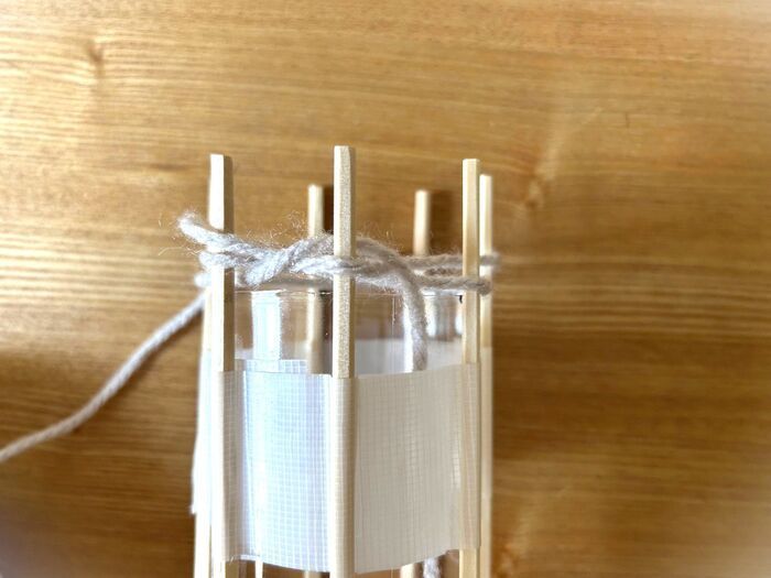 ペットボトル×割りばしで『編み機』ができました♡冬の編み物デビューにもぴったり♪