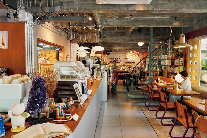 バンコク〈ベジオロジ〉店内