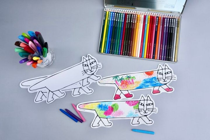 マイキーのぬり絵