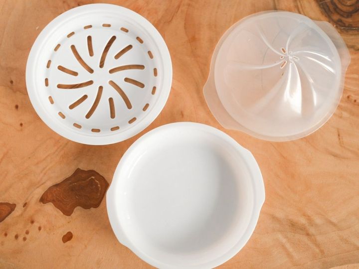 レンジ加熱なのに、肉まんがふっくら！