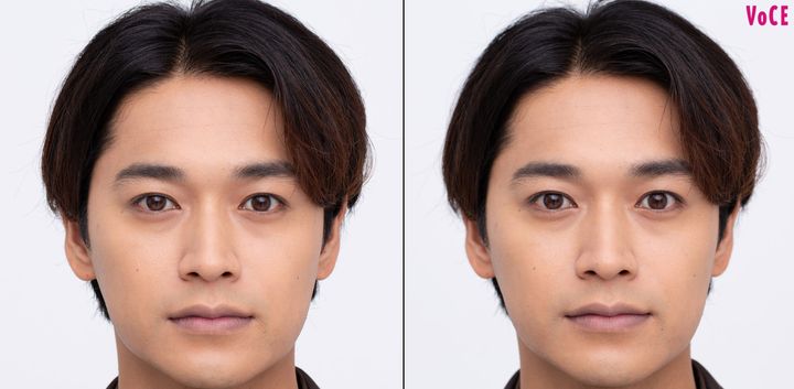 眉を整えてキリッと清潔感アップ