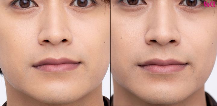 リップでほんのり血色感プラス