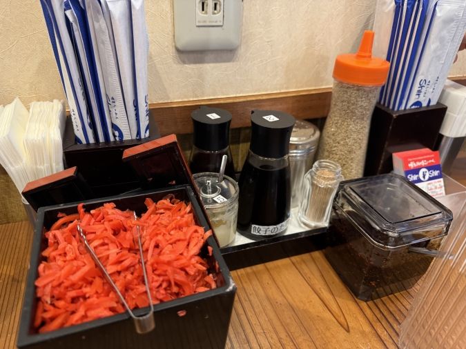 博多らーめん ShinShin 天神本店卓上