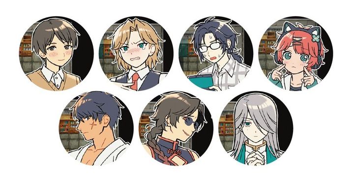 条件を満たすと会うことができる1～7番目の彼氏。正統派な幼馴染み、高飛車ツンデレお坊ちゃま、ゲーム好きオタク男子、自分が一番かわいい♪な弟系、優しさ滲み出る武闘派筋肉男子、三つ編みサングラスの中国風アウトロー、主人公を崇拝する目隠れ銀髪ロング…。犬山さんのお気に入りは2番目の彼。