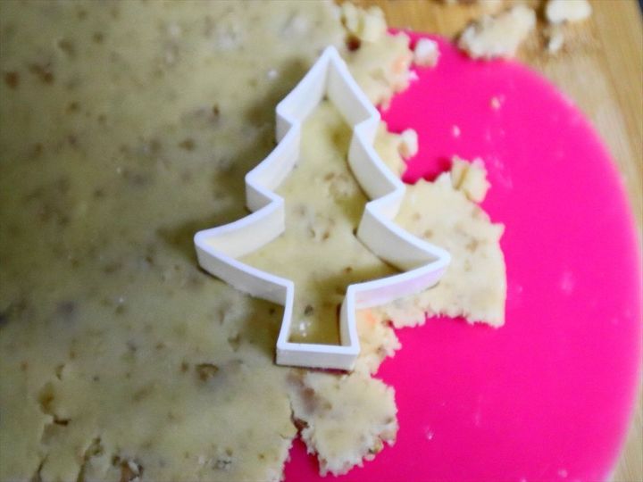 苺と胡桃のクリスマスクッキーバー